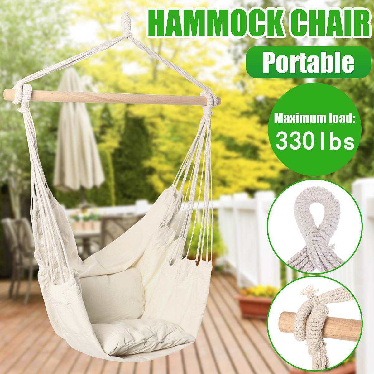 Wholesale ultralight foldable portable Lazy Chair Swinging Indoor Outdoor Furniture folding camping hammock chair