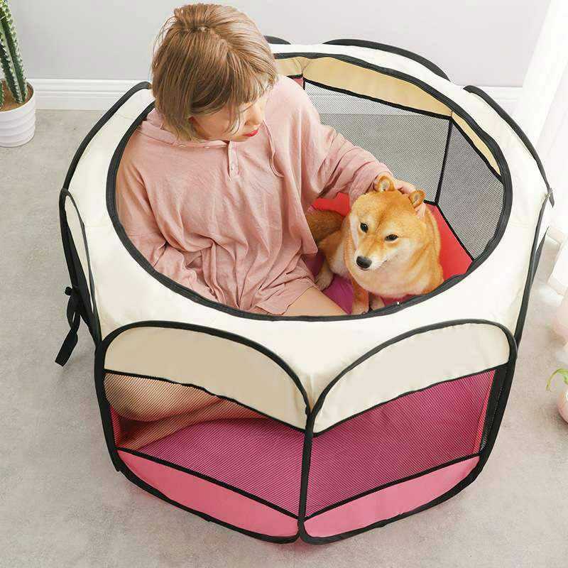 2023 Wholesale fancy cute Korea style sleeping Puppy bag for pet cat indoor Portable Folding tent Outdoor Big Dogs House