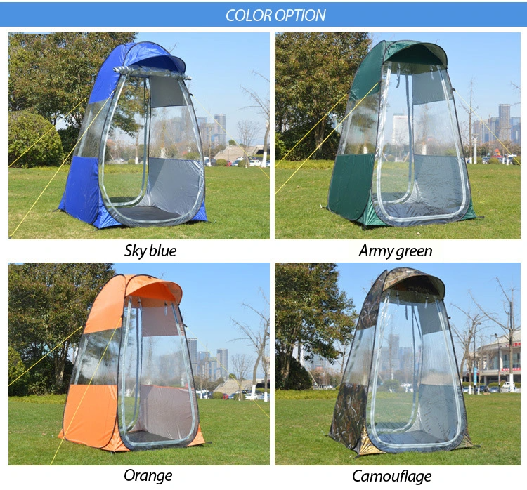 Clear Portable Weather Proof Pod Lightweight Sun Protection Tent Clear Pop Up Fishing Tent Shelter For Outdoor Sports Tent