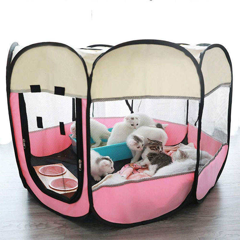 2023 Wholesale fancy cute Korea style sleeping Puppy bag for pet cat indoor Portable Folding tent Outdoor Big Dogs House