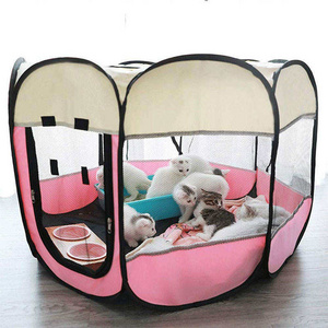 2023 Wholesale fancy cute Korea style sleeping Puppy bag for pet cat indoor Portable Folding tent Outdoor Big Dogs House