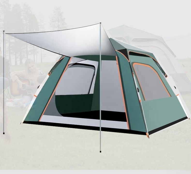 Stain Resistant Solid And Reliable Windproof Screen House Room Outdoor Camping Lagrge Tent