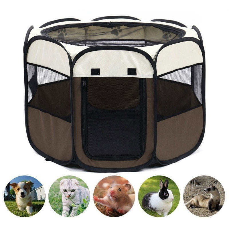 2023 Wholesale fancy cute Korea style sleeping Puppy bag for pet cat indoor Portable Folding tent Outdoor Big Dogs House