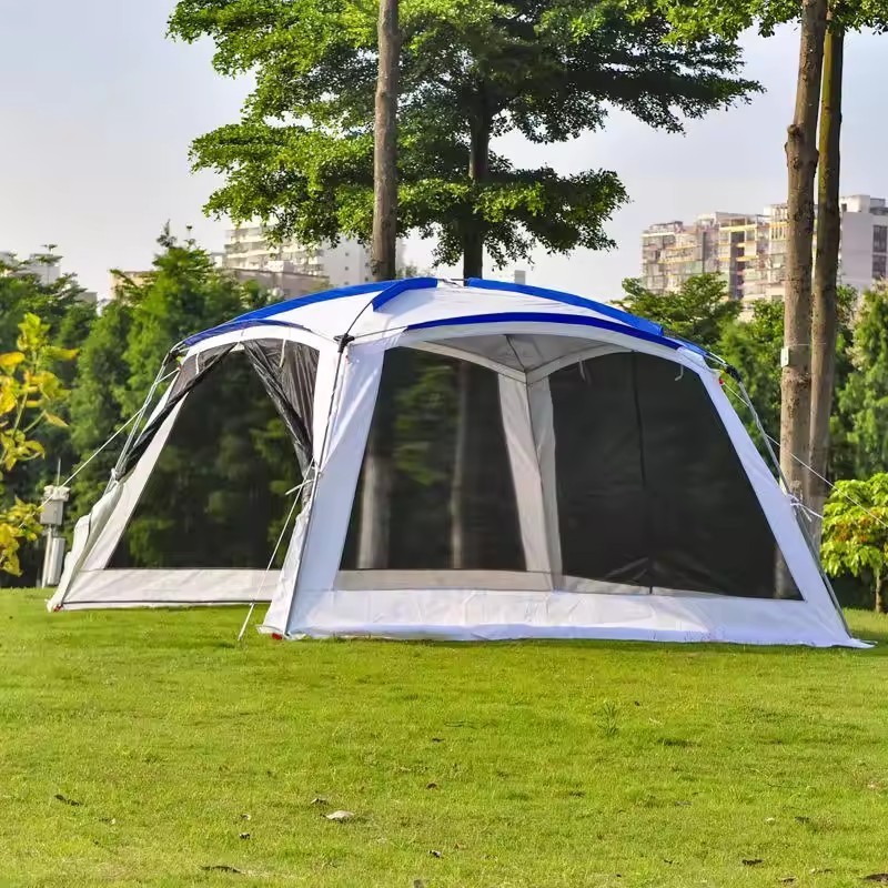 Camping Tent Pergola 5-8 Person 4 Season Double Layers Waterproof Windproof Tents Family Outdoor Camping Tent