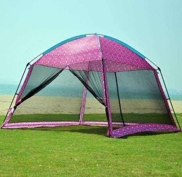 3.6M Reinforced Screen House Room Mesh Net Wall Canopy Tent Camping Tent Screen Shelter Gazebos for Patios Outdoor Camping