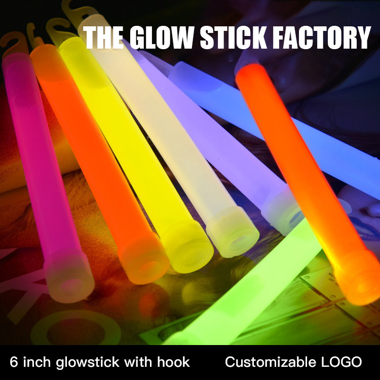 Wholesale 6 Inch Lighting Stick Glowsticks Glow Sticks Bulk Party Supplies Led Glow Sticks For Survival Gear Camping Lights