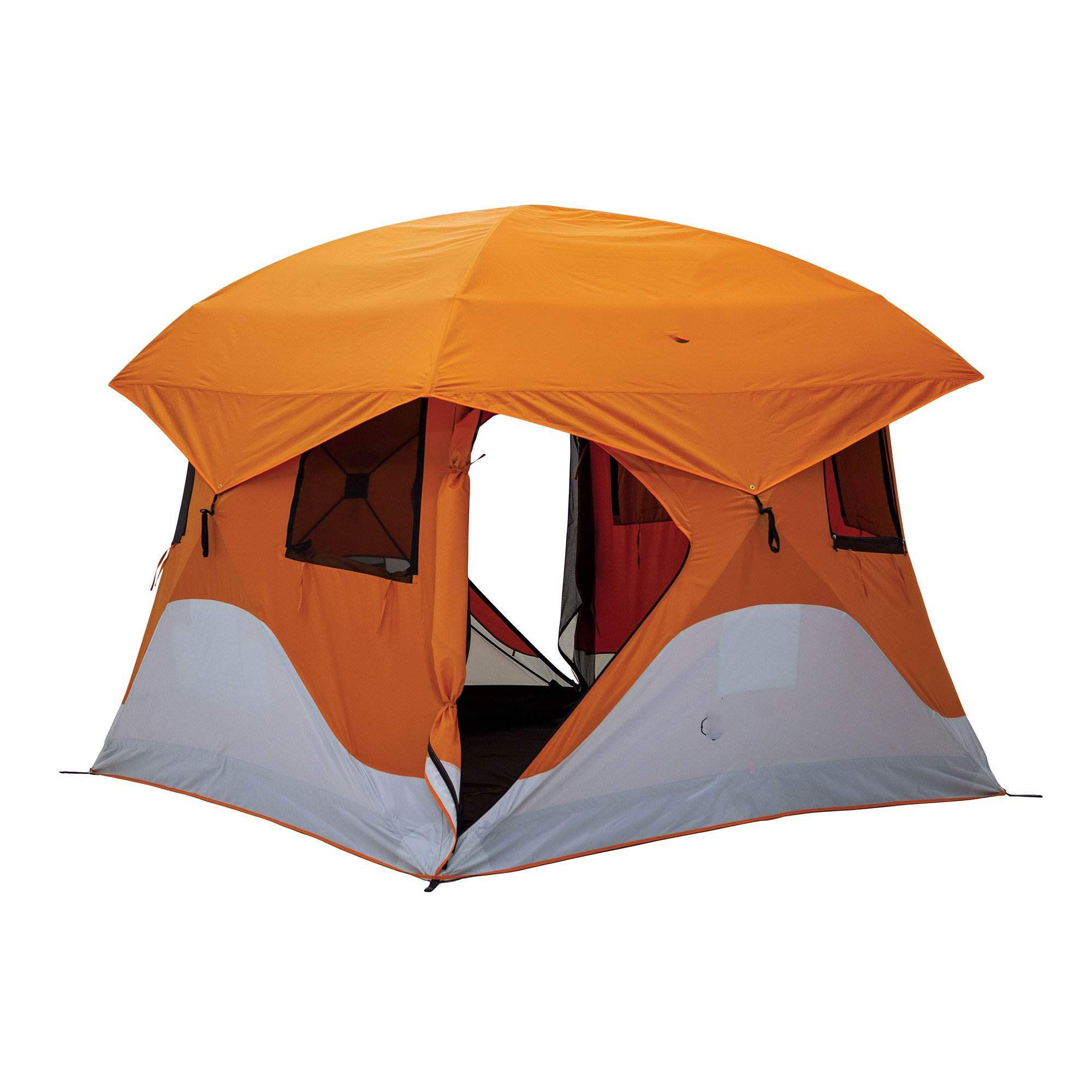 4 Person Waterproof Polyester Outdoor Beach Tent Pop Up Camping Portable Hub Tent With Removable Floor