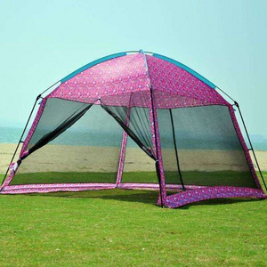 Outdoor Camping Picnic Screen Canopy Sun Shelter Gazebo Patios Shelter 3M Screen House Mesh Tent