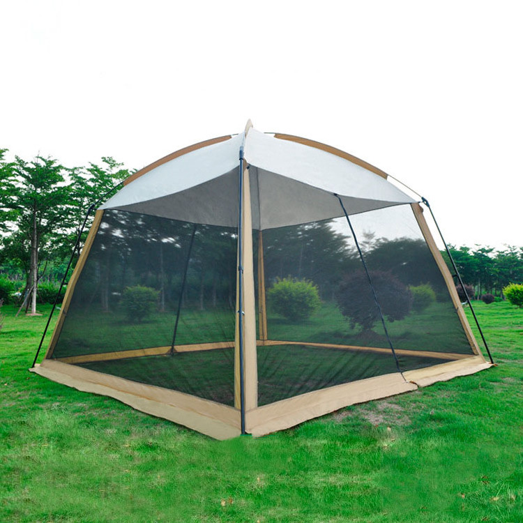 Outdoor Mesh Gauze Sun Shade Shelter Canopy Pergola Camping Tent Screen House For 5-8 Person Fishing Leisure Entertainment