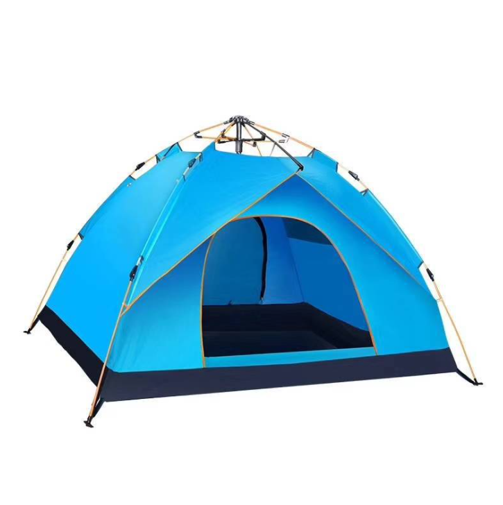 Factory  oem Outside outdoor Waterproof camping 4-6 person automatic Pop up Instant Camping Tent