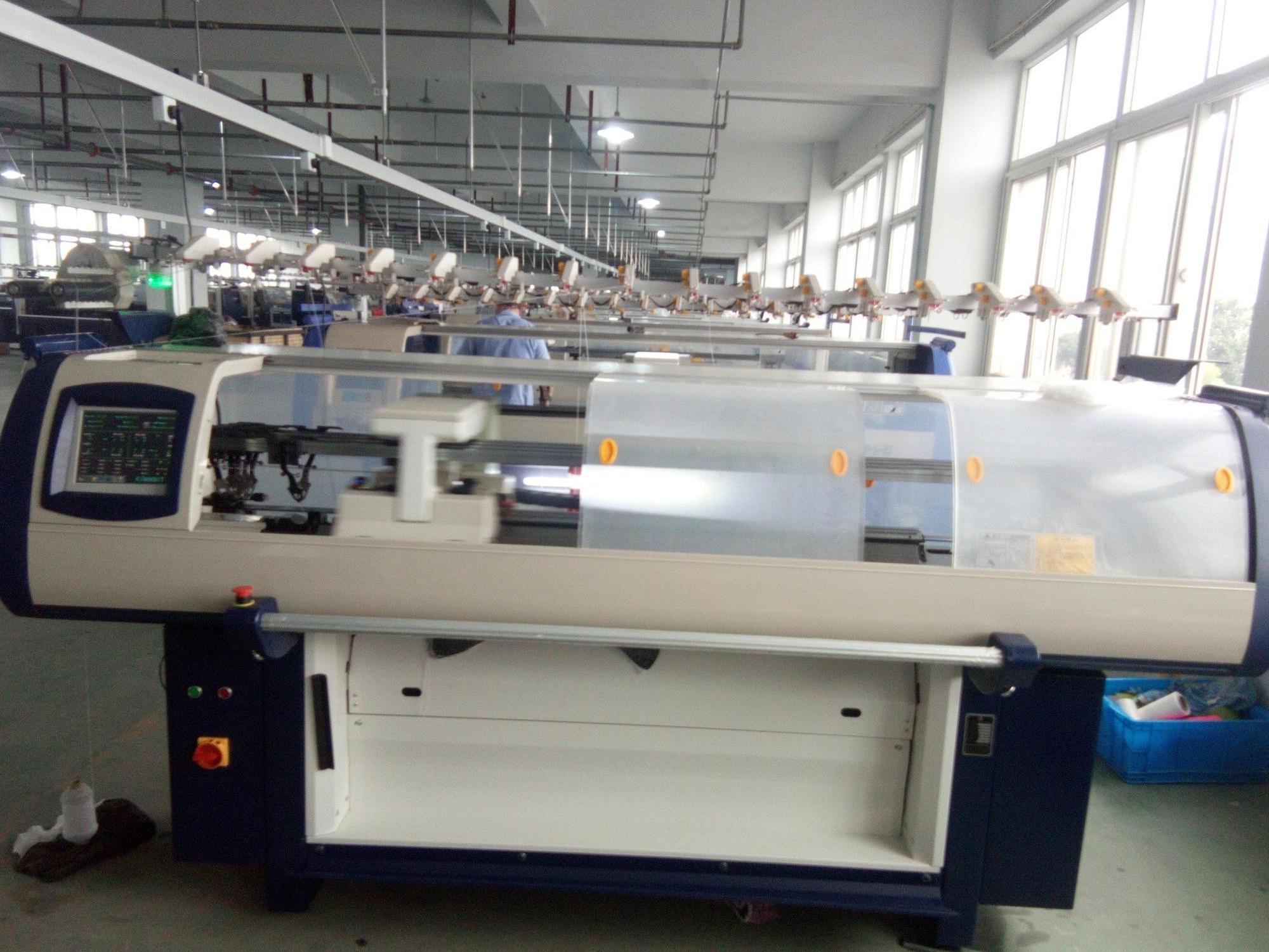 Hot sell double system computerized cheap price used second hand flat knitting machine shima seiki