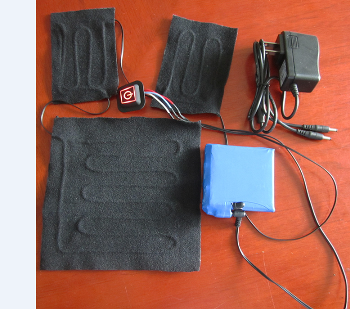 7.4V Heating Pad for Heated Jatcket with Lithium Battery