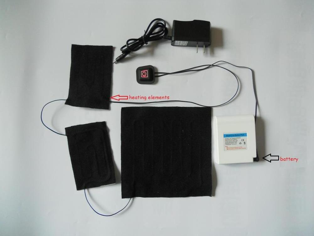 7.4V Heating Pad for Heated Jatcket with Lithium Battery