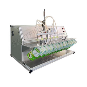 6 Nozzles Automatic High Temperature Hot Liquid Soup Juice Drinking Tea Coffee Filling Capping Machine