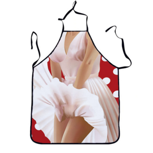 Sexy Christmas Party Kitchen Apron Girl Women Funny Aprons Dinner Party Cooking Costumes Adult Cozinha Tablier Cuisine Pinafore