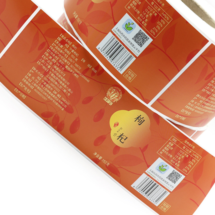 China High Quality Service Printing Label Stickers For Packaging