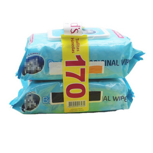 Wet Wipes Disposable Nonwoven Fabric Water Baby Wipes Manufacturer Cleaning Multipurpose Thick Soft Wet Wipes With Fliptop Lid