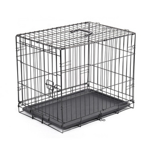 High Quality Assembled 24" General Cage Slant-Front Collapsible Folding Steel Dog Crate