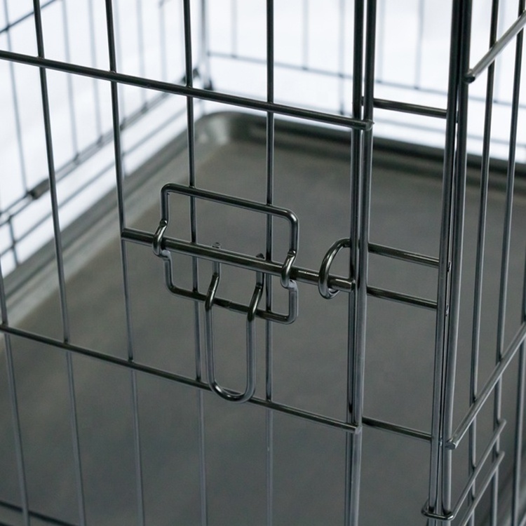 Eco-Friendly Portable and Foldable Breathable Metal Wire Dog Crates Cages Kennels