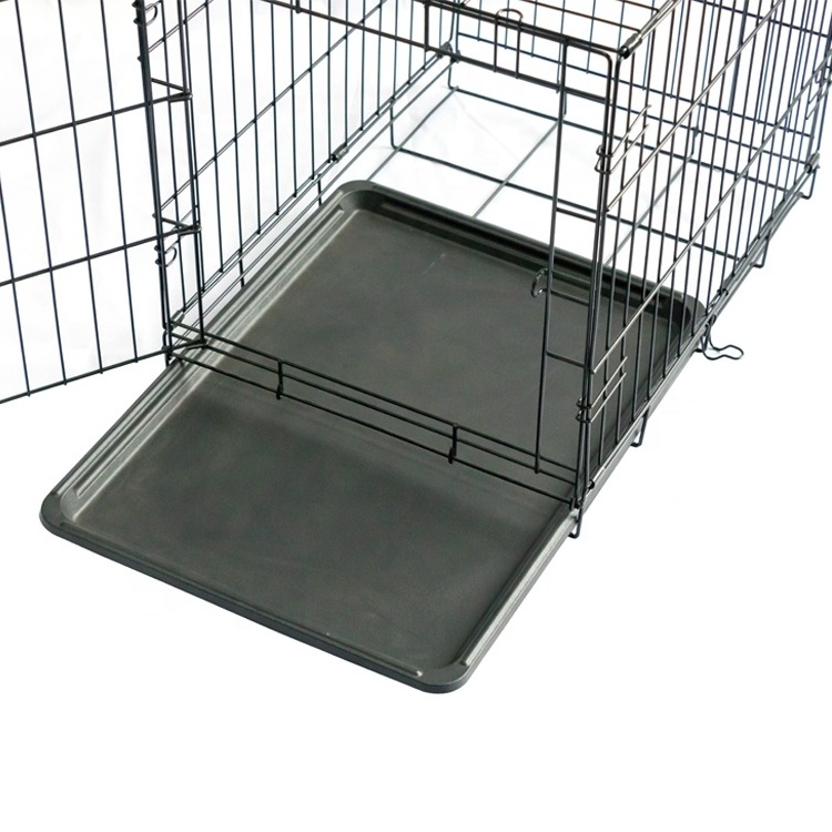 Eco-Friendly Portable and Foldable Breathable Metal Wire Dog Crates Cages Kennels