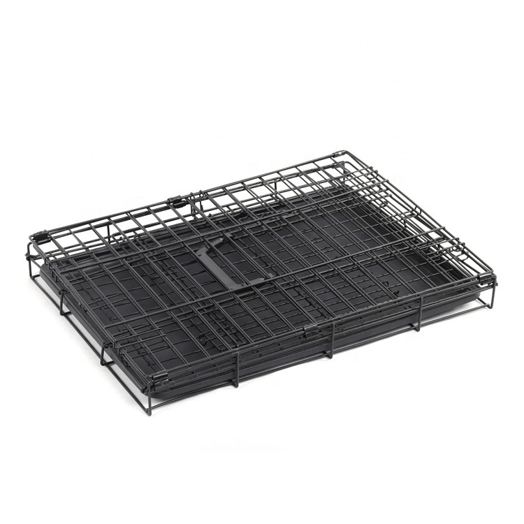 High Quality Cheap Custom Size Portable Foldable Metal Wire Zinc Pet Cage Dog Crate