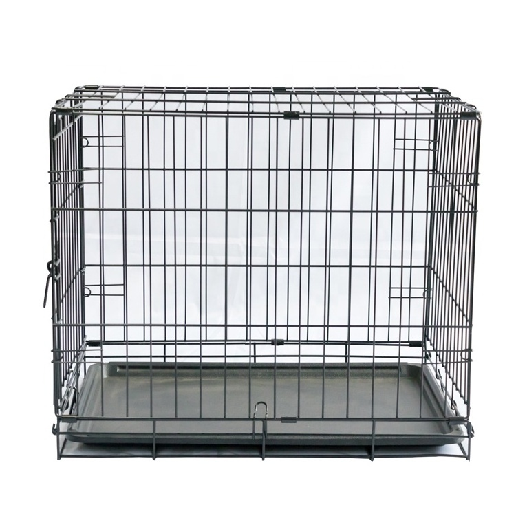 Eco-Friendly Portable and Foldable Breathable Metal Wire Dog Crates Cages Kennels