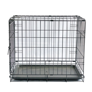 Eco-Friendly Portable and Foldable Breathable Metal Wire Dog Crates Cages Kennels