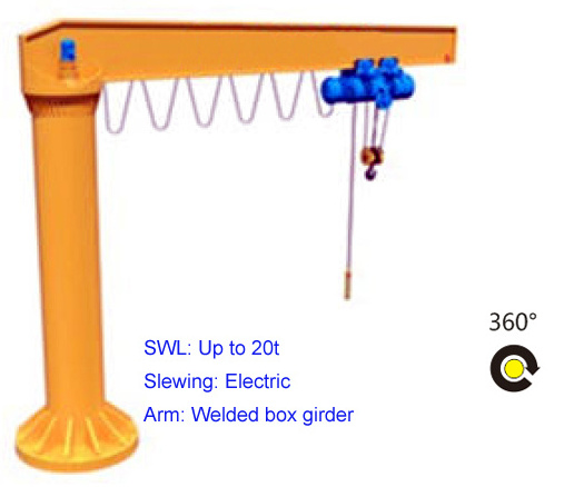 Custom Designs Jib Crane Drawings slewing arm crane