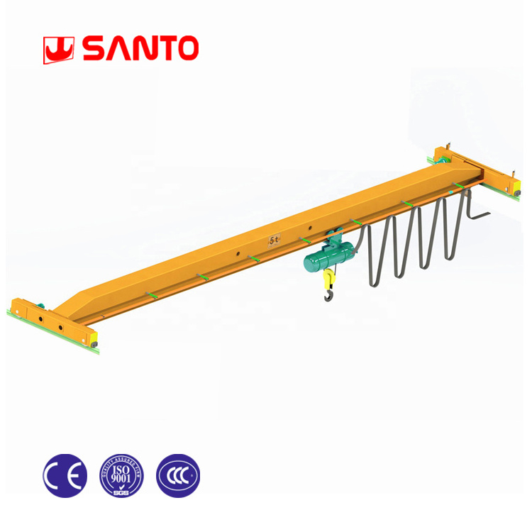 Industry Use overhead Hoist Crane 3 ton 5 ton 10 ton 20 ton 30 ton with Large Span Bridge Good Dynamics