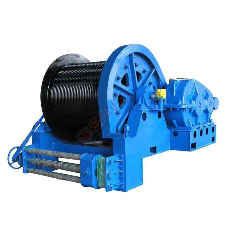 Electric Worm Gear Winch 5000lbs Electric Winch 10Ton For Lifting And Pulling