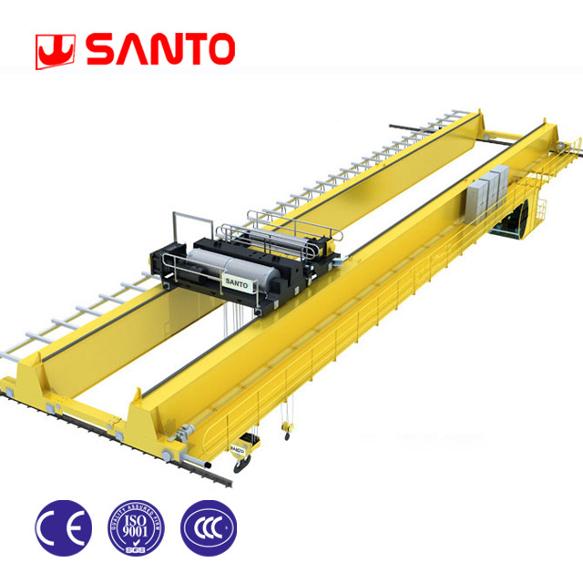 Industry Use overhead Hoist Crane 3 ton 5 ton 10 ton 20 ton 30 ton with Large Span Bridge Good Dynamics