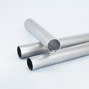 Customized quality reliable 38MM aluminum alloy tube round tube rollers 25mm cortinas for roller blind tube