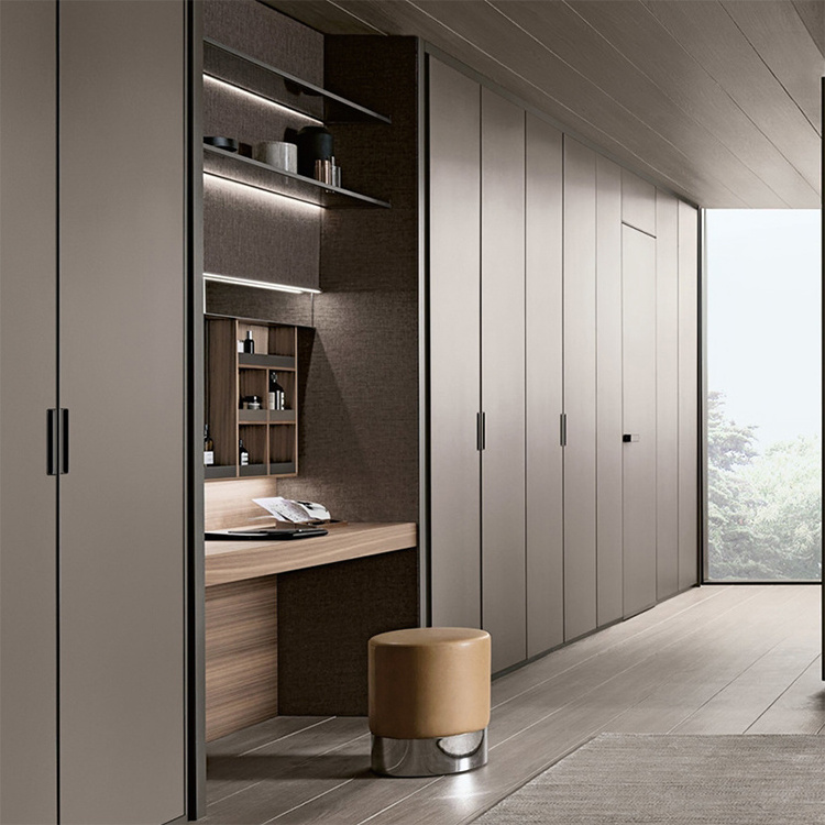 SANTOPOVA cabord modern cabinet with mirror 2022 wardrobes with dressing table bedroom furniture wood closet wardrobe