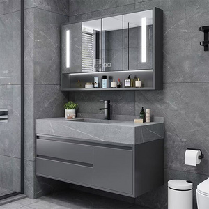 luxury wall mount floating modern wall cabinet bathroom vanity with mirror sink mirror bathroom vanity cabinet