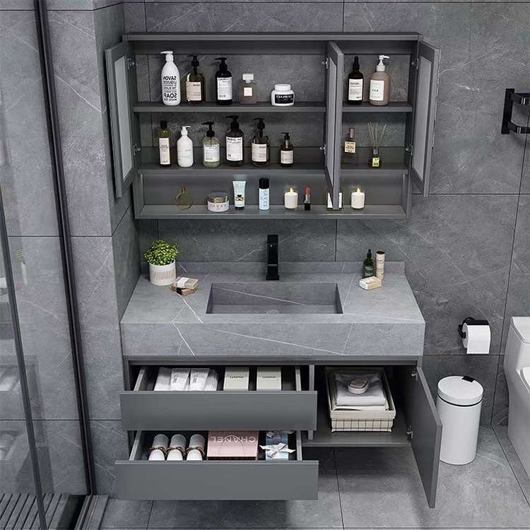 luxury wall mount floating modern wall cabinet bathroom vanity with mirror sink mirror bathroom vanity cabinet