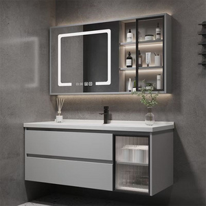 Bathroom furniture vanities with top pvc powder room liquidation high end modern solid wood canada bathroom vanity