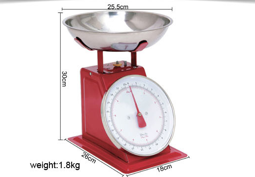 Retro Tradition Accurate Spring Balance Mechanical Kitchen Fruit And Vegetable Small Weighing Scale