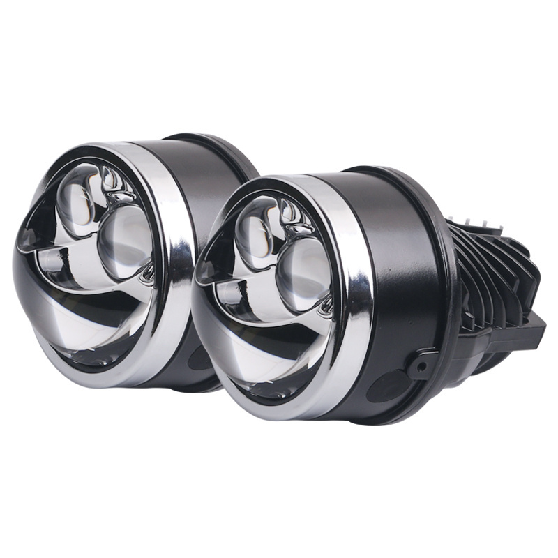 sanvi led Lens Led Fog Light 50W Universal 3.0 Inch Led Bi Projector Lens Car Fog Light