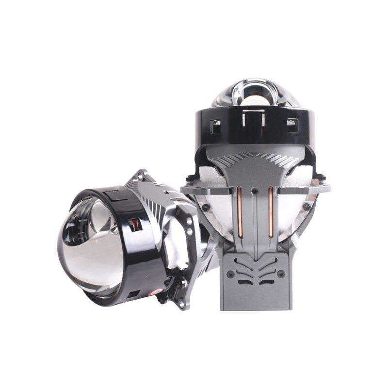 80W New arrival 3 Inch A12 5500K Car LED Projector Lens Headlight bi led laser lens headlight car lamp