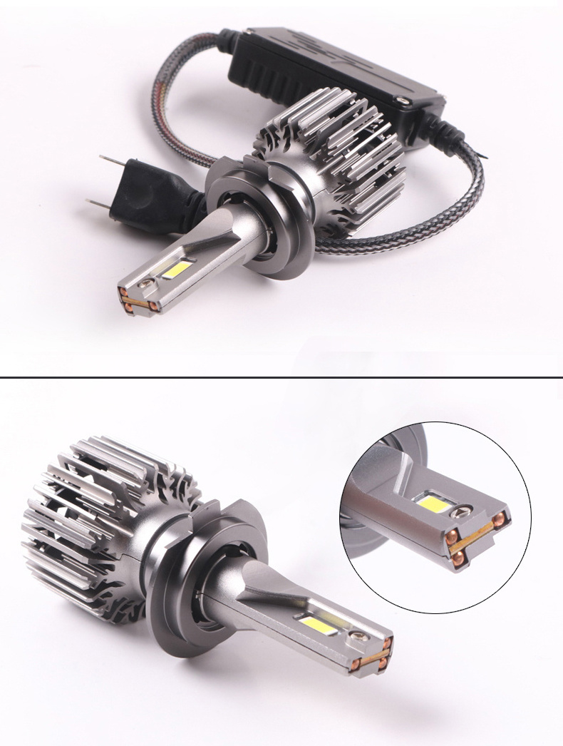 Newest Wholesale OEM ODM C6 H1 H4 H7 H11 9005 9006 9012 6000K 55W 3 Heat Pipe LED Headlight Bulbs Plug Play Auto Lights