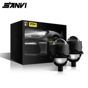 SANVI Custom S8 Bi LED Projector Lens Headlights 38w 45w 12v 24v 6000k 4300k 3000k New Universe Model Low Beam 2.5 Inch