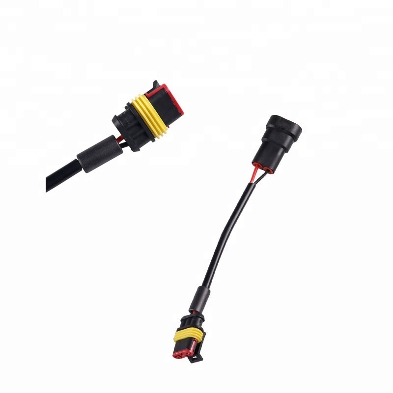 SANVI High Quality HID Ballast Adapter Cable with Ceramic Ring Plug ballast Connector for D1S D3S Ballast to Bulb Harness Cable