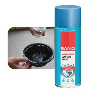 SANVO OEM Leak Seal Repair nano waterproof trapping spray for roof 400ml Aerosol clear waterproof spray