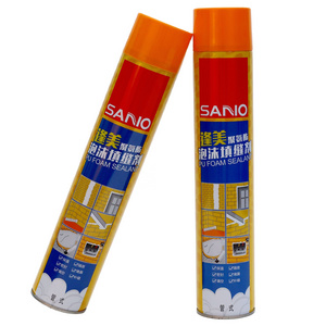 SANVO 960ml multipurpose Polyurethane foam adhesive and mounting foam with non flammable propellant pu foam