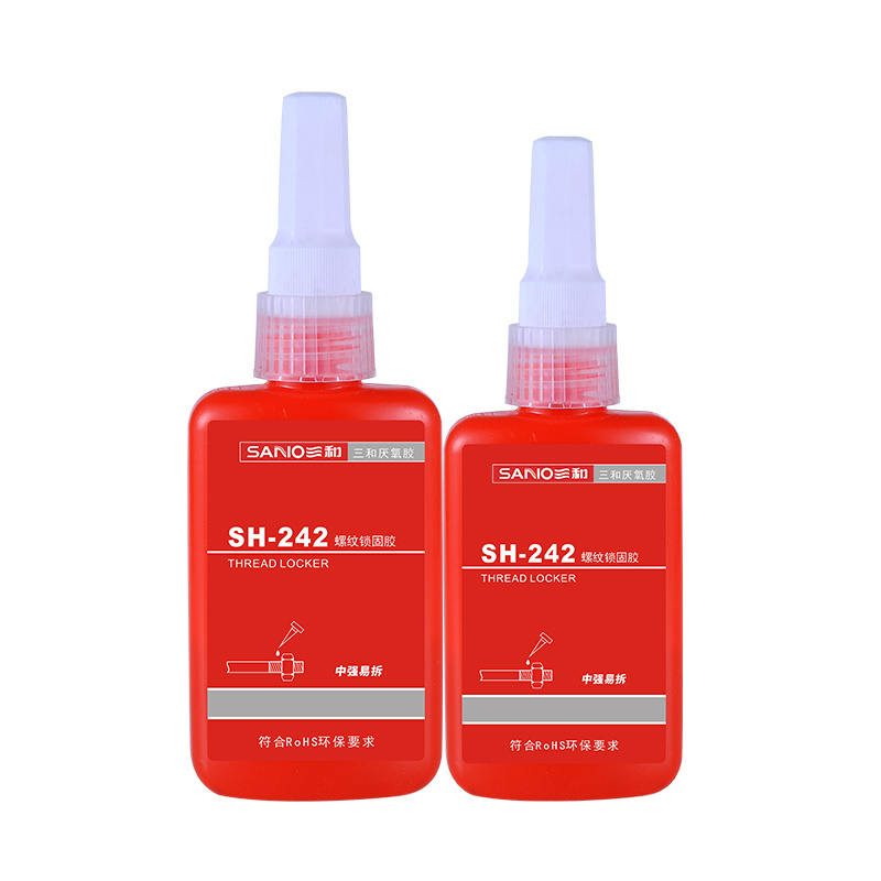 SANVO SH-242 Modified epoxy acrylic glue  thread locking and sealing below M36 Medium Strength Thread Locker Anaerobic Adhesive