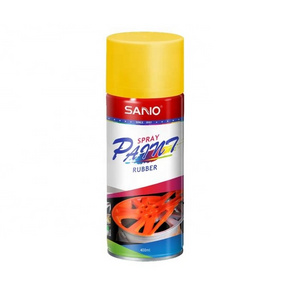 SANVO Rubber aerosol Spray Paint 400ml Acrylic Resin Liquid Spray Paint Tyre colour change rubber car paint