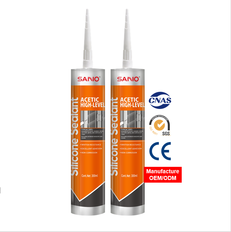 SANVO 300ml GP Silicone Glue for glass window and door  Neutral Adhesive One Component Sealant Acetic Silicone Sealant