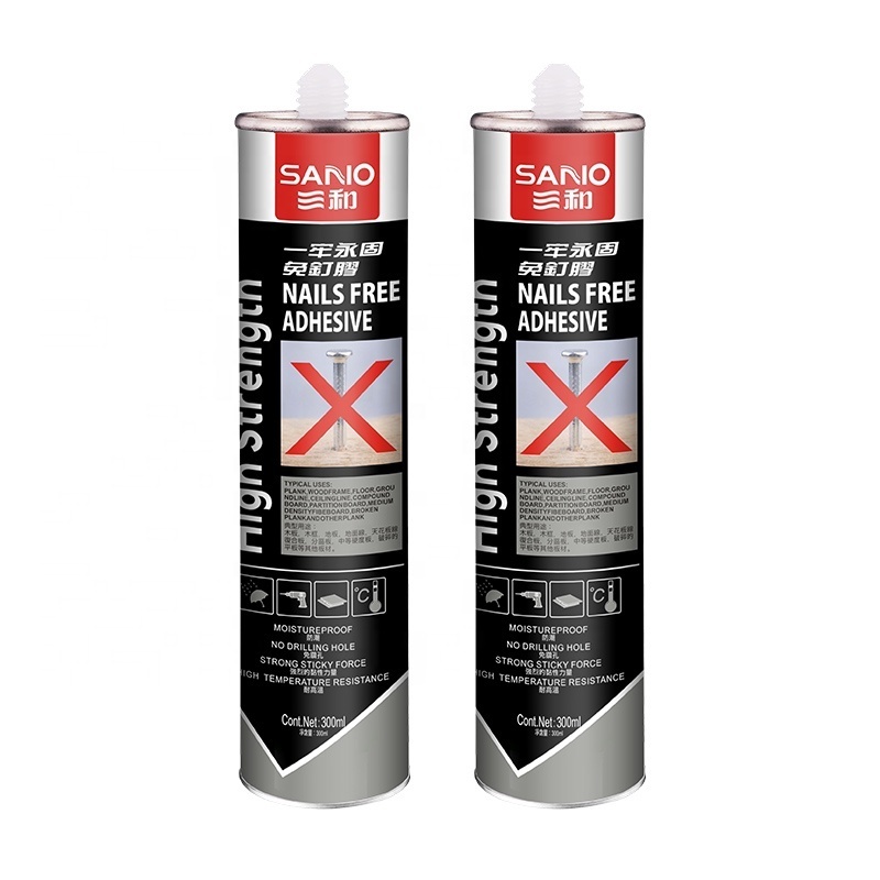 Sanvo super glue 300ml Nail Free Adhesive for Construction Packing Woodworking and Transportation  Durable Synthetic Ru