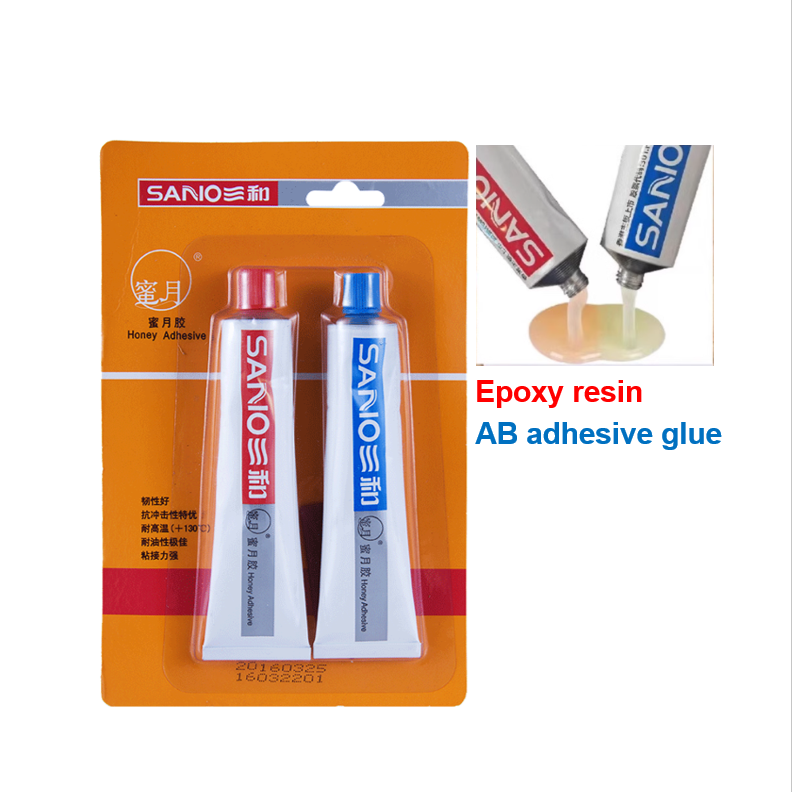 SANVO Transparent AB Glue Epoxy Resin Super Glue for Construction Packing Woodworking Transportation