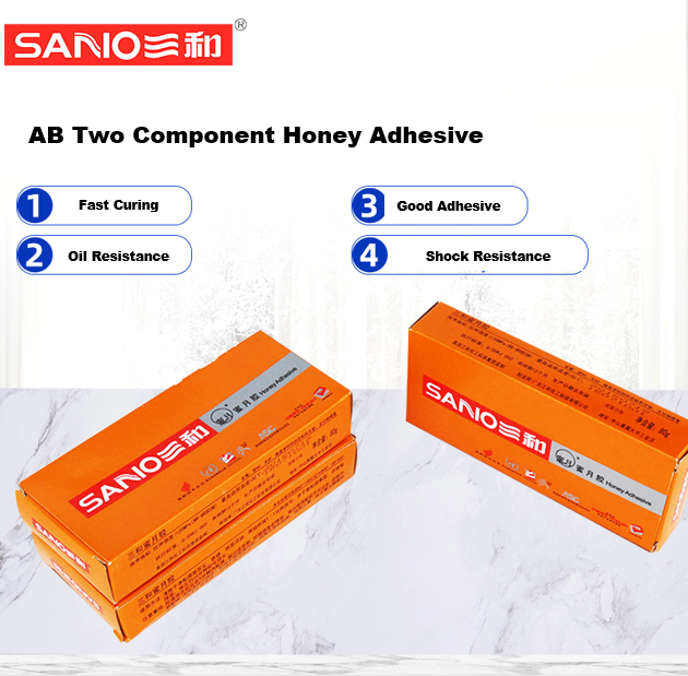 SANVO Transparent AB Glue Epoxy Resin Super Glue for Construction Packing Woodworking Transportation